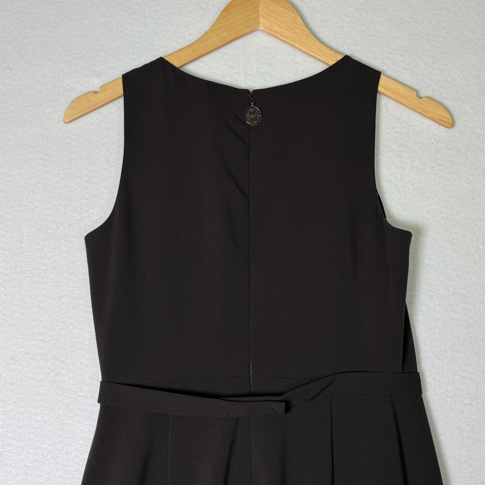 Elie Tahari Womens Size XS Black Sheath Dress Sleeveless LBD Office‎ Work - Picture 9 of 10